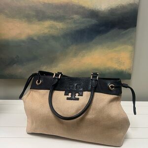 Tory Burch Black and Tan Women's Bag